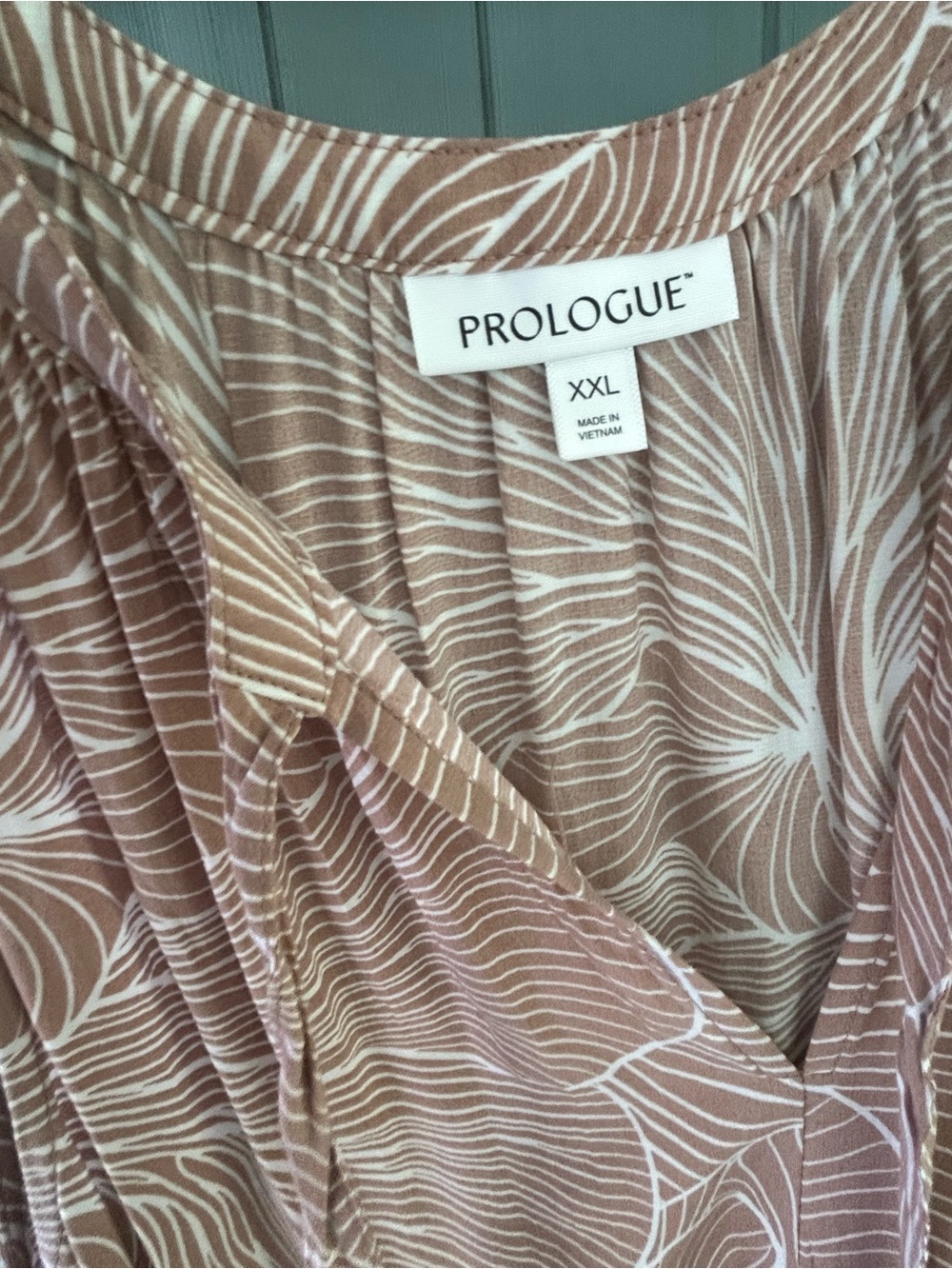 Prologue Sleeveless Floral Maxi Dress in Dusty Rose and Tan - Picture 3 of 4
